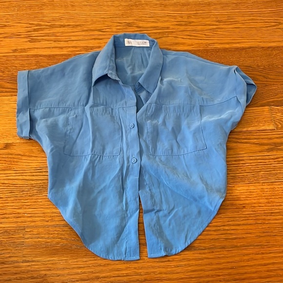 Zara Girl’s Blue Tops Size 7